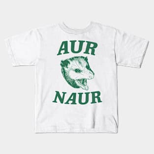 Aur Naur Shirt, Possum Weird Opossum Funny Trash Panda Kids T-Shirt